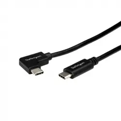 StarTech Cable USB-C a USB-C Acodado a la Derecha 1m Negro