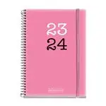Agenda escolar 2023/2024 Miquelrius Activa día por página College Rosa