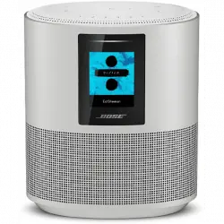 Altavoz inalámbrico - Bose Home Speaker 500, Wi-Fi, Bluetooth, Pantalla LCD, Alexa, Google Assistant, Plata