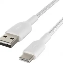 Cable Belkin BoostCharge USB-C a USB-A Blanco 1 m