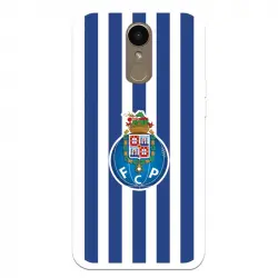 Funda Para Lg K10 2017 Del Fútbol Club Oporto Escudo Rayas - Licencia Oficial Fútbol Club Oporto