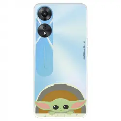Funda Para Oppo A78 5g Oficial De Star Wars Baby Yoda Sonrisas - The Mandalorian