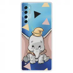 Funda Para Tcl 20 Pro 5g Oficial De Disney Dumbo Silueta Transparente - Dumbo