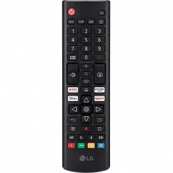 Mando a distancia - LG SR-23GA, Compatible con SmartTV, Negro
