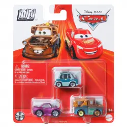 Mattel Disney Pixar Cars Pack 3 Mini Racers