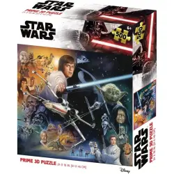 Prime 3D Puzzle Lenticular Star Wars Resistencia vs Imperio 500 piezas