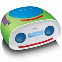 Radio Portátil Dab+ Con Reproductor De Cd/mp3 Scd-69 Verde Lenco