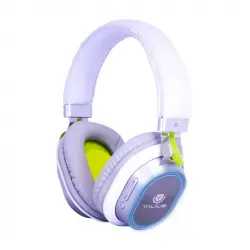 Talius HPH-5004BT Auriculares Bluetooth RGB Blanco