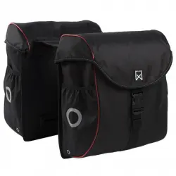 Willex Alforjas para Bicicleta 38L Negro/Rojo