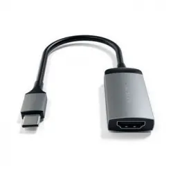 Adaptador Usb C A Hdmi Resolución 4k 60hz Compacto Satechi Gris