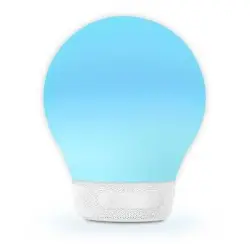 Altavoz Bluetooth Divoom Bright Connected AuraBulb Blanco