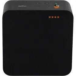 Altavoz inteligente - Braun LE03, WiFi, Bluetooth, Google Assistant, Chromecast, Control de voz, Negro