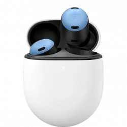 Auriculares True Wireless - Google Pixel Buds Pro, 11h Autonomía de reproducción, Estuche carga USB-C, Resistencia IPX4, Azul