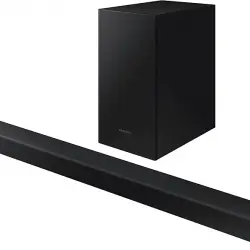 Barra de sonido - Samsung  2020 HW-T420, Dolby Digital 2.1, Bluetooth 4.2, Multiconexión, Negro