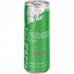 Bebida energética - Red Bull Green Edition, Fruta del dragón, Dulce y ácida