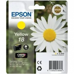 Cartucho de tinta - Epson 18, amarillo