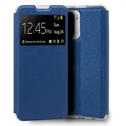 Cool Funda Flip Cover Liso Azul para Xiaomi Mi 11i / Pocophone F3