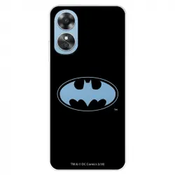 Funda Para Oppo A17 Oficial De Dc Comics Batman Logo Transparente - Dc Comics
