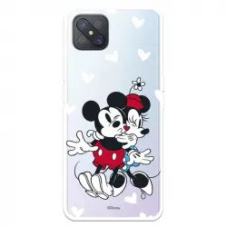 Funda Para Oppo A92s Oficial De Disney Mickey Y Minnie Classic Love - Clásicos Disney