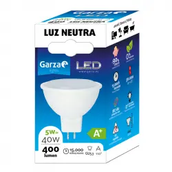 Garza Bombilla LED 3.5W GU5.3 Blanco Neutro