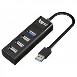 Iggual Hub USB 3.0 a 3xUSB 2.0 + 1xUSB 3.1