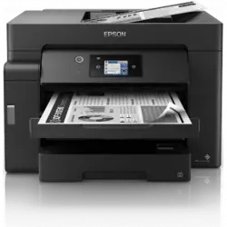 Impresora multifunción - Epson EcoTank ET-M16600, Monocromo, 4800 x 2400 DPI, 25 ipm, A4, A3, WiFi, Negro
