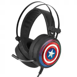 Marvel Auriculares Gaming 7.1 Licencia Oficial Capitán América 001