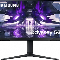 Monitor gaming - Samsung Odyssey G3 LS24AG320NUXEN , 24", Full-HD, 1 ms, FreeSync Premium, Negro