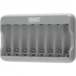 Peakpower Cargador de Pilas USB Super Rápido con 8 Ranuras de Carga
