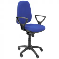 Piqueras y Crespo Tarancón Bali Silla Oficina con Brazos Fijos Azul