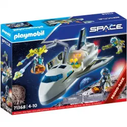 Playmobil 71368 Space Pack de Lanzadera Espacial y Astronautas 72 Piezas