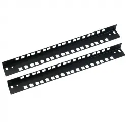 RackMatic Perfil Rack 19" 6U Negro para Armario Rack SOHORack DIY 2 Unidades