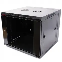 RackMatic SOHORack Armario Rack Mural Pivotante 19" 9U 600x600x500mm Negro