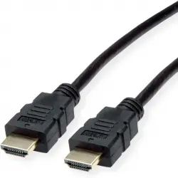 Roline Cable HDMI 3D 4K Flexible de Alta Velocidad con Ethernet Macho/Macho 3m Negro