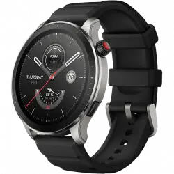 Smartwatch - Amazfit GTR 4, AMOLED 1.43", 22 mm, Carcasa de Aleación Aluminio, Superspeed Black