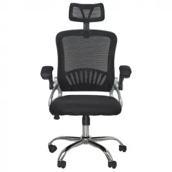 Thinia Home New Order Silla de Oficina Ruedas Negro