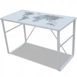 VidaXL Escritorio Rectangular con Impresión de Mapa