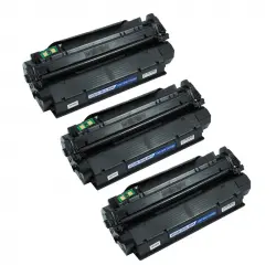 Zipzap Tóners Compatibles con HP Q2613X/C7115X Negro Pack 3