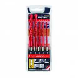 Alpen Estuche de Brocas Multiusos Hexagonal 5 Piezas