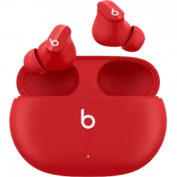 Auriculares True Wireless - Beats Studio Buds, De botón, Bluetooth, Cancelación ruido, Hasta 8 horas , Rojo