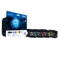 Cartuchos de Tinta Original Brother LC1280XLVALBP XL MultiPack Negro/Cian/Magenta/Amarillo