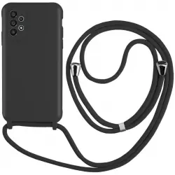 Cool Funda Cordón Liso Negro para Samsung Galaxy A33 5G A336