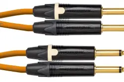 Cordial Ceon Dj Jack-jack 1,5m Naranja Cable