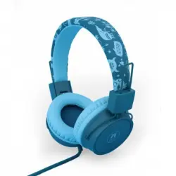 DCU Auriculares Infantiles con Micrófono Azules