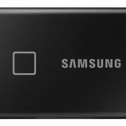 Disco duro SSD - Samsung T7 Touch, 2 TB, USB Tipo C, SSD, Negro