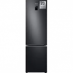 Frigorífico combi - Samsung SMART AI RB38C776CB1/EF, No Frost, 203 cm, 390l, Mono Cooling, Metal WiFi, Grafito