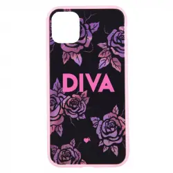 Funda Diva Borde Rosa para iPhone 12 - Oficial de La Vecina Rubia