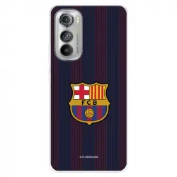 Funda Para Motorola Edge 30 Del Fc Barcelona Rayas Blaugrana - Licencia Oficial Fc Barcelona