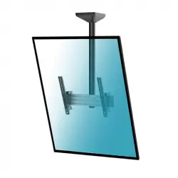 Kimex Soporte de Techo Inclinable para TV 43"-75" Modo Vertical Altura 100cm VESA 400x400 Máx 50Kg