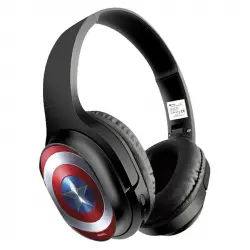 Marvel Auriculares Inalámbricos Capitán América 001 Negros